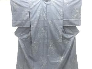 更紗模様織り出し本場泥大島紬着物(7マルキ)